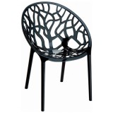 Crystal Polycarbonate Modern Dining Chair