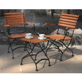 French Café Bistro Folding Armchair