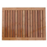 Oceanstar Bamboo Floor and Shower Mat - Top View