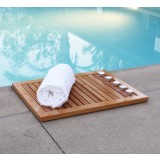 Oceanstar Bamboo Floor and Shower Mat - 3