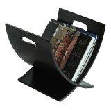 Oceanstar Contemporary Espresso Magazine Rack