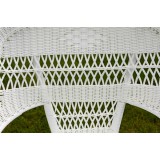 Tortuga Outdoor Portside Coastal White 4-Piece Seating Set -Wicker Back