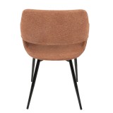 LumiSource Margarite Chair Set of 2 - ORANGE - Rear