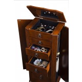 Berkeley Jewelry Armoire - Open - Top View