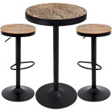 LumiSource Dakota Pub Set - Black