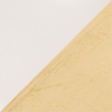 LumiSource Chloe Vanity Stool - WHITE in GOLD Legs - Swatch