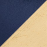 LumiSource Chloe Vanity Stool - BLUE in GOLD Legs - Swatch