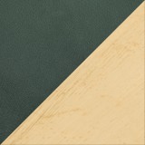 LumiSource Chloe Vanity Stool - GREEN in GOLD Legs - Swatch