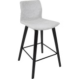 ESPRESSO + LIGHT GREY FABRIC - Perspective