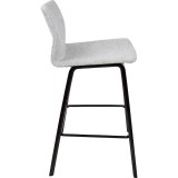 ESPRESSO + LIGHT GREY FABRIC - Side