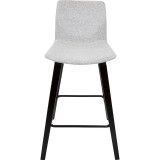 ESPRESSO + LIGHT GREY FABRIC - Front
