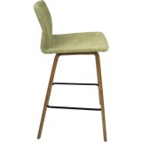 WALNUT + GREEN FABRIC - Side