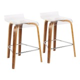 Lumisource Clarity Counter Stool