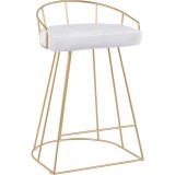 GOLD W/ WHITE VELVET - Perspective