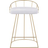 GOLD W/ WHITE VELVET - Front