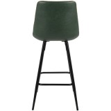 LumiSource Durango Counter Stool - Set of 2 - Green - Rear