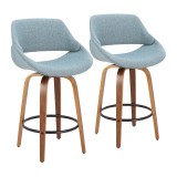 LumiSource Fabrico Counter Stool - Set of 2