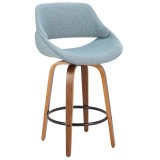 LumiSource Fabrico Counter Stool - Set of 2 - Perspective