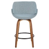 LumiSource Fabrico Counter Stool - Set of 2 - Rear