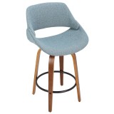 LumiSource Fabrico Counter Stool - Set of 2 - Seat