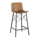 LumiSource Java Counter Stool - Set of 2 - Perspective