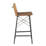 LumiSource Java Counter Stool - Set of 2 - Side