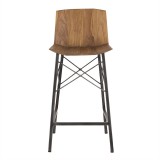 LumiSource Java Counter Stool - Set of 2 - Front