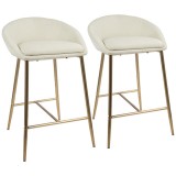 LumiSoure Matisse Counter Stool - Set of 2 - CREAM