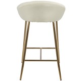 LumiSoure Matisse Counter Stool - Set of 2 - CREAM - Rear