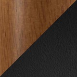 LumiSource Saddle Counter Stool - Set of 2 - BLACK - Swatch