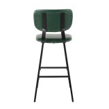 LumiSource Foundry Barstool - Set of 2 - GREEN - Rear