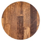 SoHo Round Table Top In Barn Wood