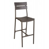 Kingston Side Chair - Powder Coated Steel - Black
