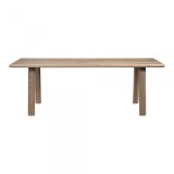 Moe's Home Collection Malibu Dining Table White Oak - Side