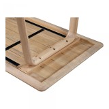 Moe's Home Collection Malibu Dining Table White Oak - Bottom View