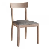 Moe's Home Collection Leone Dining Chair White Oak Set Of Two - Angled