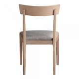 Moe's Home Collection Leone Dining Chair White Oak Set Of Two - Back Angle
