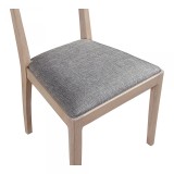 Moe's Home Collection Leone Dining Chair White Oak Set Of Two - Close-Up
