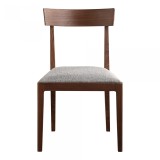 Moe's Home Collection Leone Dining Chair Walnut Set Of Two - Front