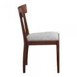 Moe's Home Collection Leone Dining Chair Walnut Set Of Two - Side