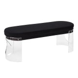 LumiSource Clarity Bench - BLACK - Perspective