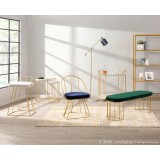 LumiSource Canary Bench - GREEN - Lifestyle