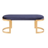 LumiSource Demi Bench - BLUE - Rear/Front