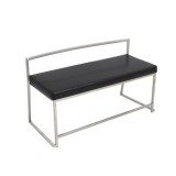 LumiSource Fuji Bench - BLACK - Perspective