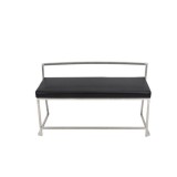 LumiSource Fuji Bench - BLACK - Front