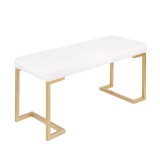 LumiSource Midas Bench - WHITE - Perspective