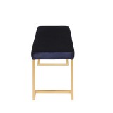 LumiSource Midas Bench - BLUE - Side