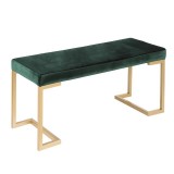 LumiSource Midas Bench - GREEN - Perspective