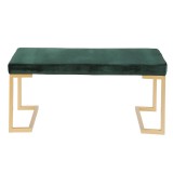 LumiSource Midas Bench - GREEN - Front / Rear