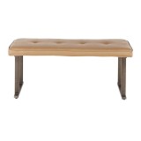 LumiSource Roman Bench - CAMEL - Front/Rear